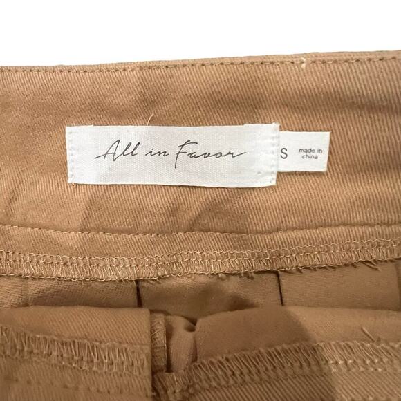 Y2K Fall Style Trendy Brown Pleated Mini Skirt by All in Favor Size S - Picture 3 of 4